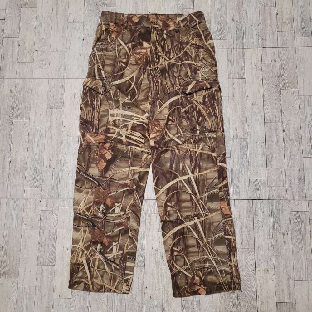 Women's Game Warden Brown Nature Camo Straight Leg Camo Pants Size 28